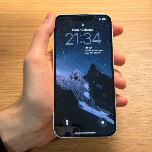 IPhone 13 128gb Branco - Em perfeito estado - Bateria 100%