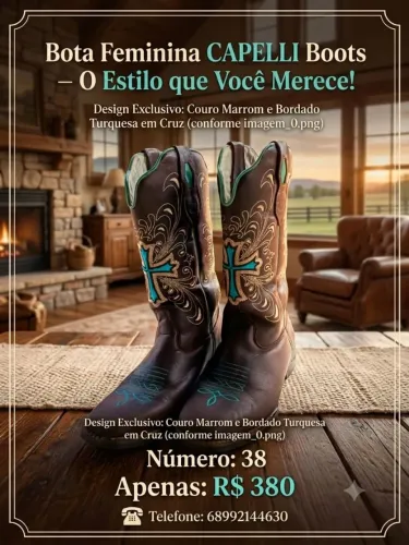 Bota feminina
