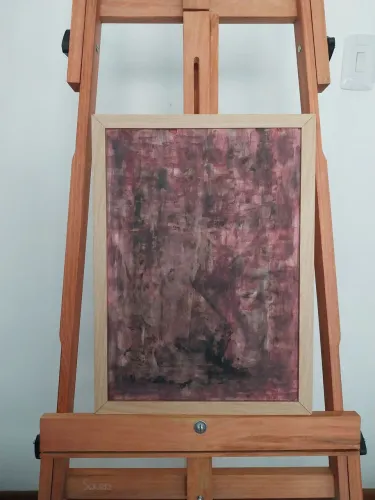 Quadro pintado à mão. Laura Gerhardt.
