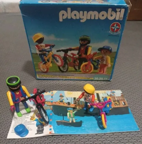 Playmobil Antigo Bicicletas 30.20.11 Usado Incompleto