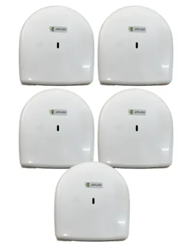 Kit 5 Suportes Papel Higiênico Rolão Inox | Ideal para Bares