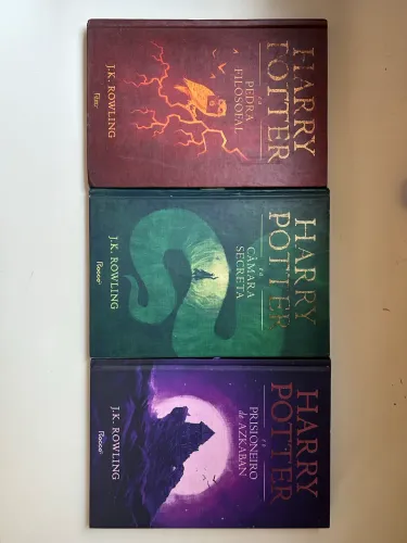 Livros de capa dura da série Harry Potter