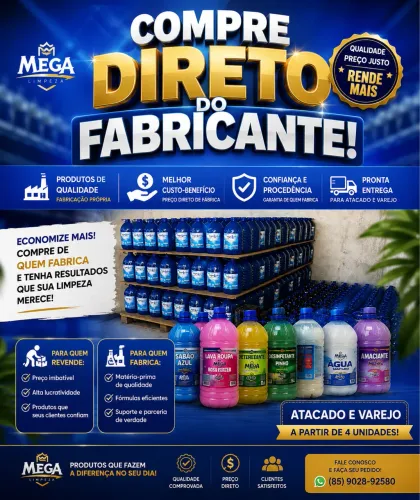 Produtos de limpeza revenda