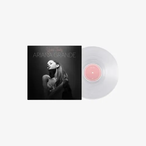 LP ARIANA GRANDE - YOURS TRULY (CLEAR & WHITE SWIRL) IMPORTADA LP VINIL NOVO E LACRADO