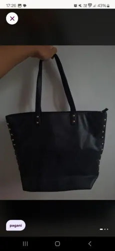 bolsa preta grande y2k 