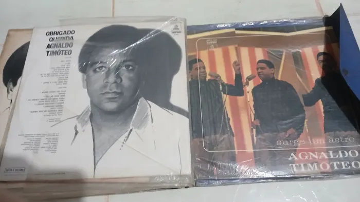 Coleção com 13 LP's Vinil Agnaldo Timóteo