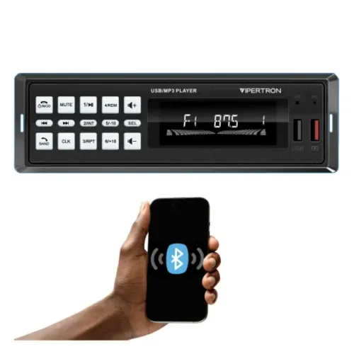 Rádio Automotivo MP3 Bluetooth FM USB Display LCD Universal 4x30W