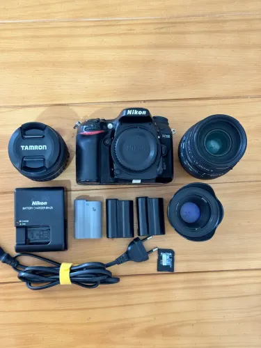 Nikon D7200 + Kit Completo | 2 Lentes | 3 Baterias | Cartão 128GB | Pronta para Fotografar