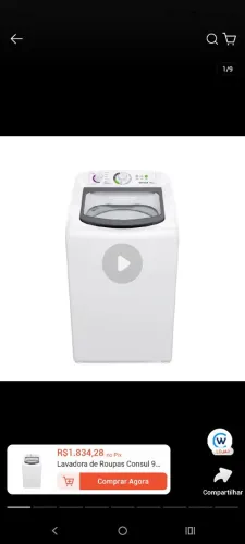Máquina Consul 9kg