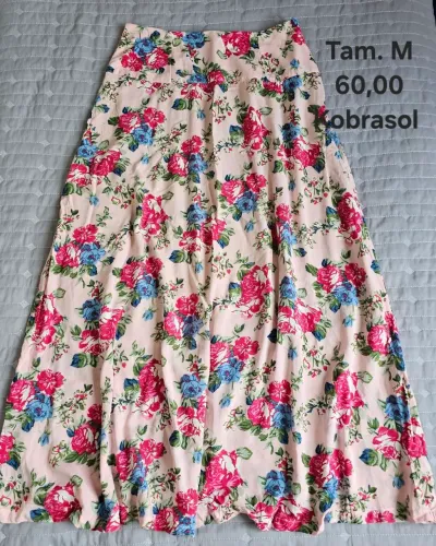 Saias Lisas e florais