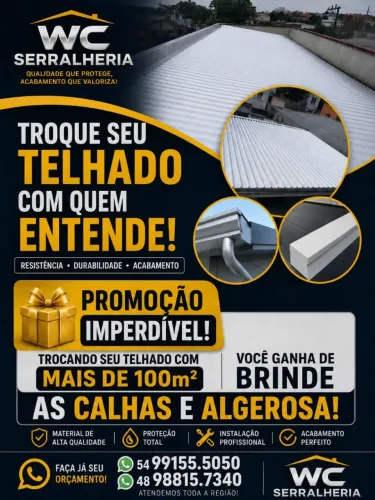 Telhado termo acústico