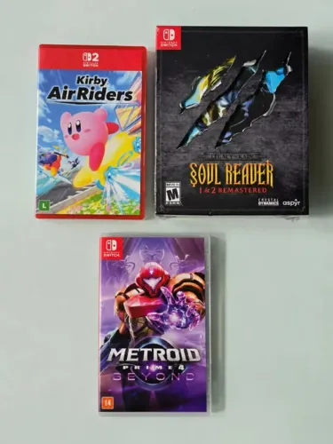 Jogos Nintendo Switch 1 e 2
