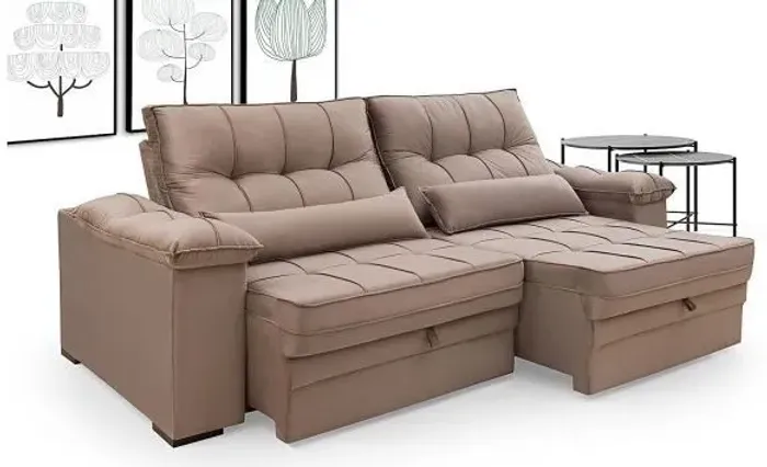 Sofá retrátil e reclinável Modular, Lançamento!