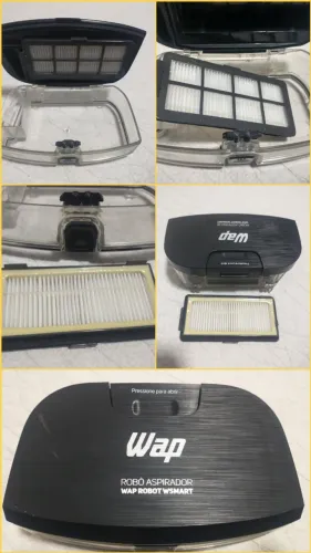 Recipiente Para Aspirador De Pó Wap Robot Wsmart (USADO)