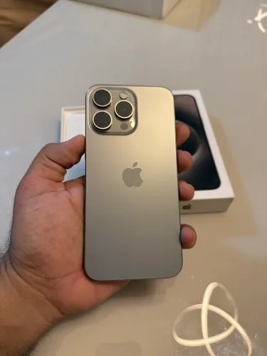 iPhone 15 Pro Max 256GB Natural | Impecável | estado de Zero 