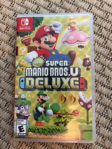New Super Mario Bros U Deluxe Nintendo Switch Mídia Fisico