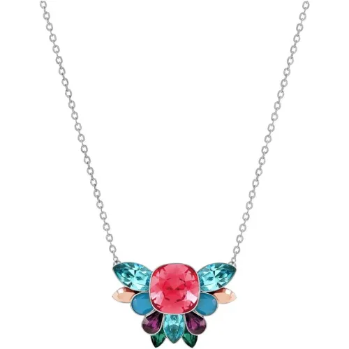 Conjunto Swarovski NOVO 5124508 - Colar Multicolorido + Brincos, Caixa e Etiqueta