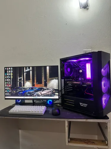 Pc gamer completo R5 5600x + 32Gb ram + rx7600 + monitor 165hz