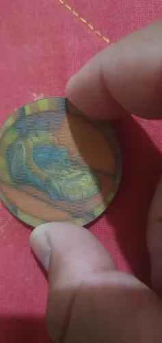 TAZO ELMA CHIPS RARÍSSIMO EDIÇÃO LIMITADA O MASKARA 3D COLECIONE OU COMPLETE SUA COLEÇÃO 