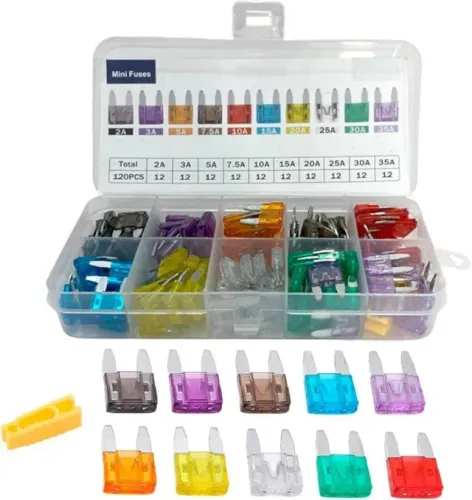 Kit Fusíveis Automotivos - Caixa Organizadora