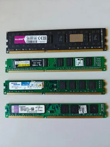 MEMORIA DDR3, SSD, PROCESSADOR, HD, PEÇAS USADAS EM EXCELENTE ESTADO, VER A DESCRIÇÃO