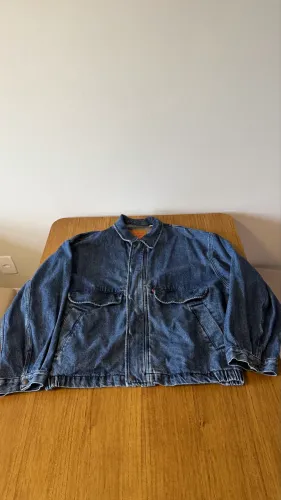 Jaqueta jeans oversized tamanho XL
