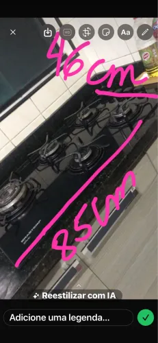 Fogão CookTop Brastemp Ative 5 bocas
