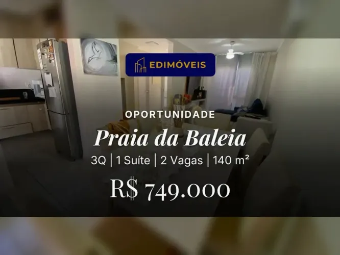Casa 3 quartos na Praia da Baleia, ideal para quem busca qualidade de vida