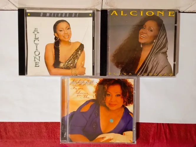 Combo C/ 03 CDs Alcione - Samba / Pagode / MPB - Originais
