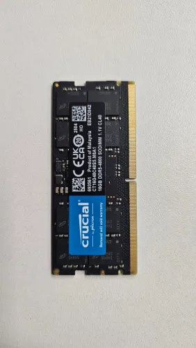 Memória Ram Crucial Ddr5 16gb 4800mhz Cl40