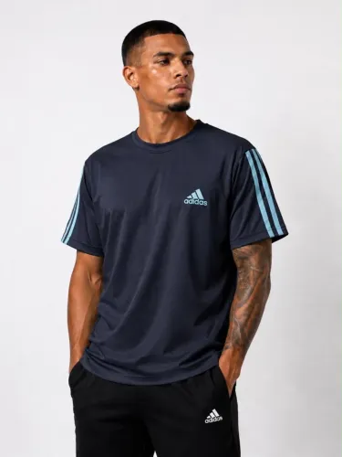 Camisa Dry Fit Adidas Azul