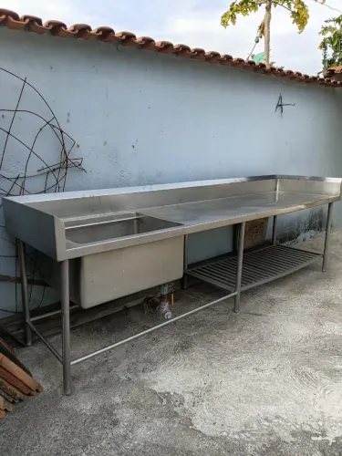 Pia Inox para cozinha industrial