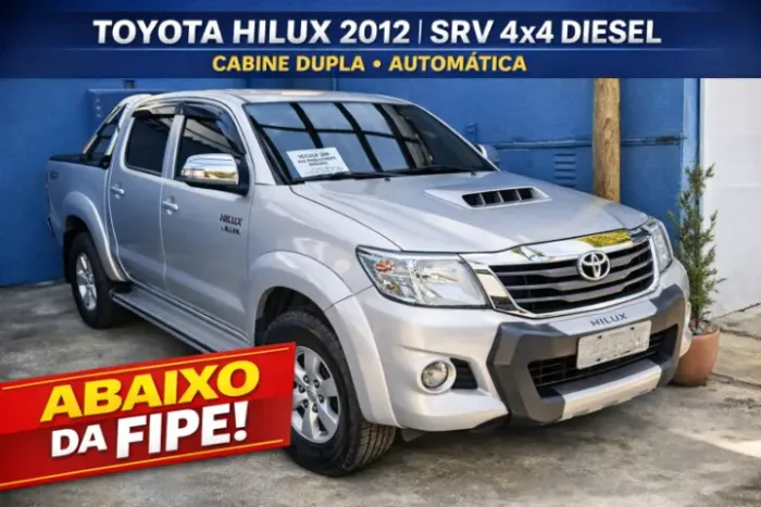 Toyota Hilux CD SRV D4-d 4X4 3.0 TDI Diesel AUT 2012