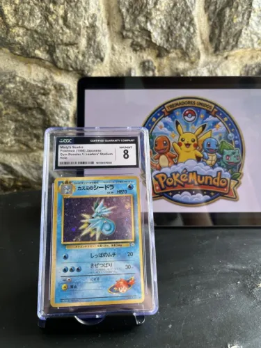 Carta Pokemon Misty Seadra CGC 8