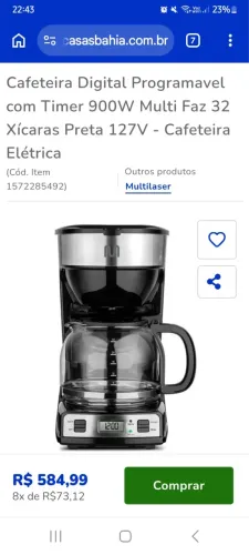 Cafeteira automática 
