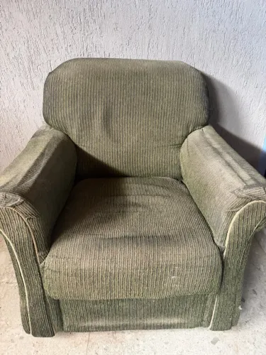 Poltrona de sofá verde