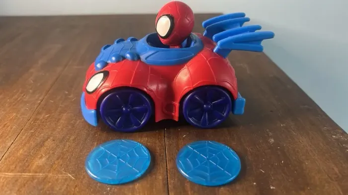 Mini Carrinho C/ Lançador Homem Aranha Spidey Ótimo (Usado)
