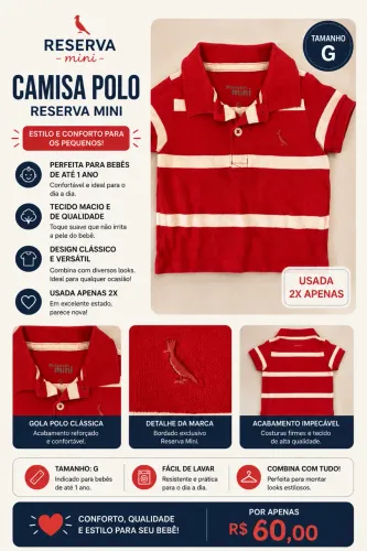 Camisa reserva infantil