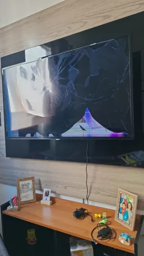 TV Samsung Tela Quebrada