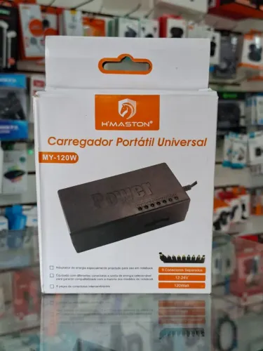 Carregador para notebook universal 120w - entrega em são Luís e região