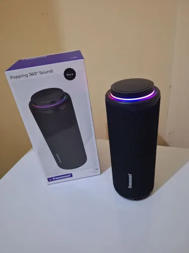 Caixa de som bluetooth Tronsmart T8 40w som 360°.
