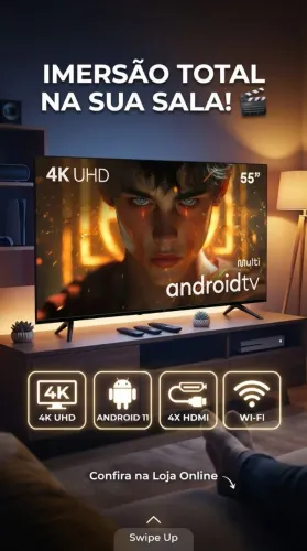 SMART TV DLDE 55 4K MULTI DIFINIONT ANDROID