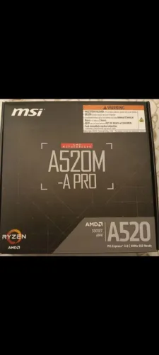 Vendo Placa mãe A520M-A PRO
