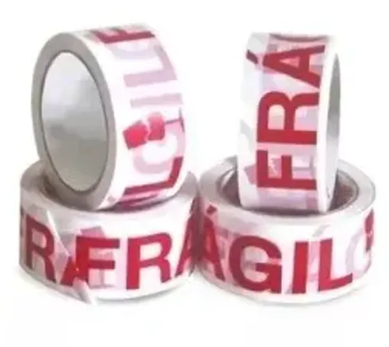 FITA ADESIVA BRANCA CUIDADO FRAGIL 48MM X 50M DELFIX COD.335