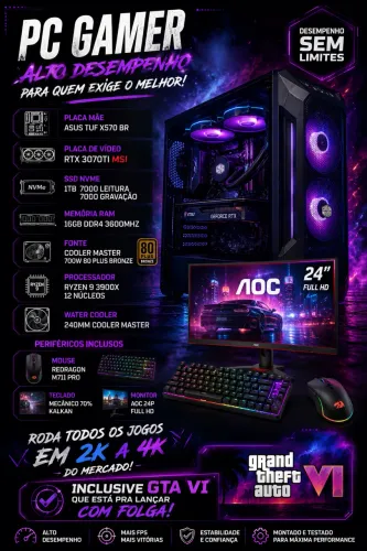PC GAMER DE ALTO DESEMPENHO