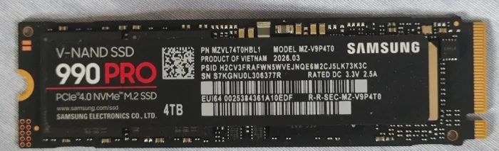 Vendo super SSD nvme 4TB