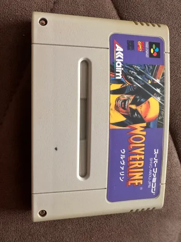 Vendo jogo original super Famicom Wolverine 