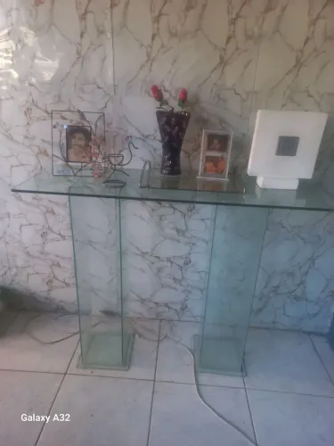 Console de vidro