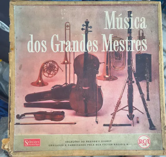 Coleção de discos grandes mestres