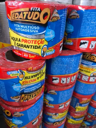 Fita manta Aluminizada 10cm R$24,90 Pix 